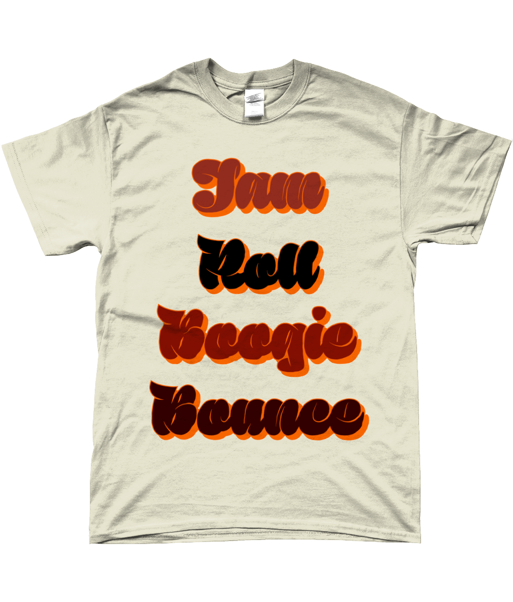 T-Shirt Jamrollboogiebounce-brownorange