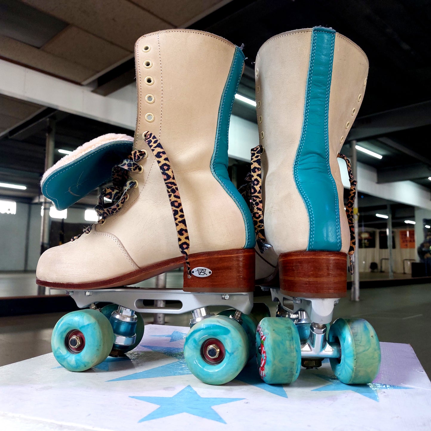 Skate Boot Teal Deal