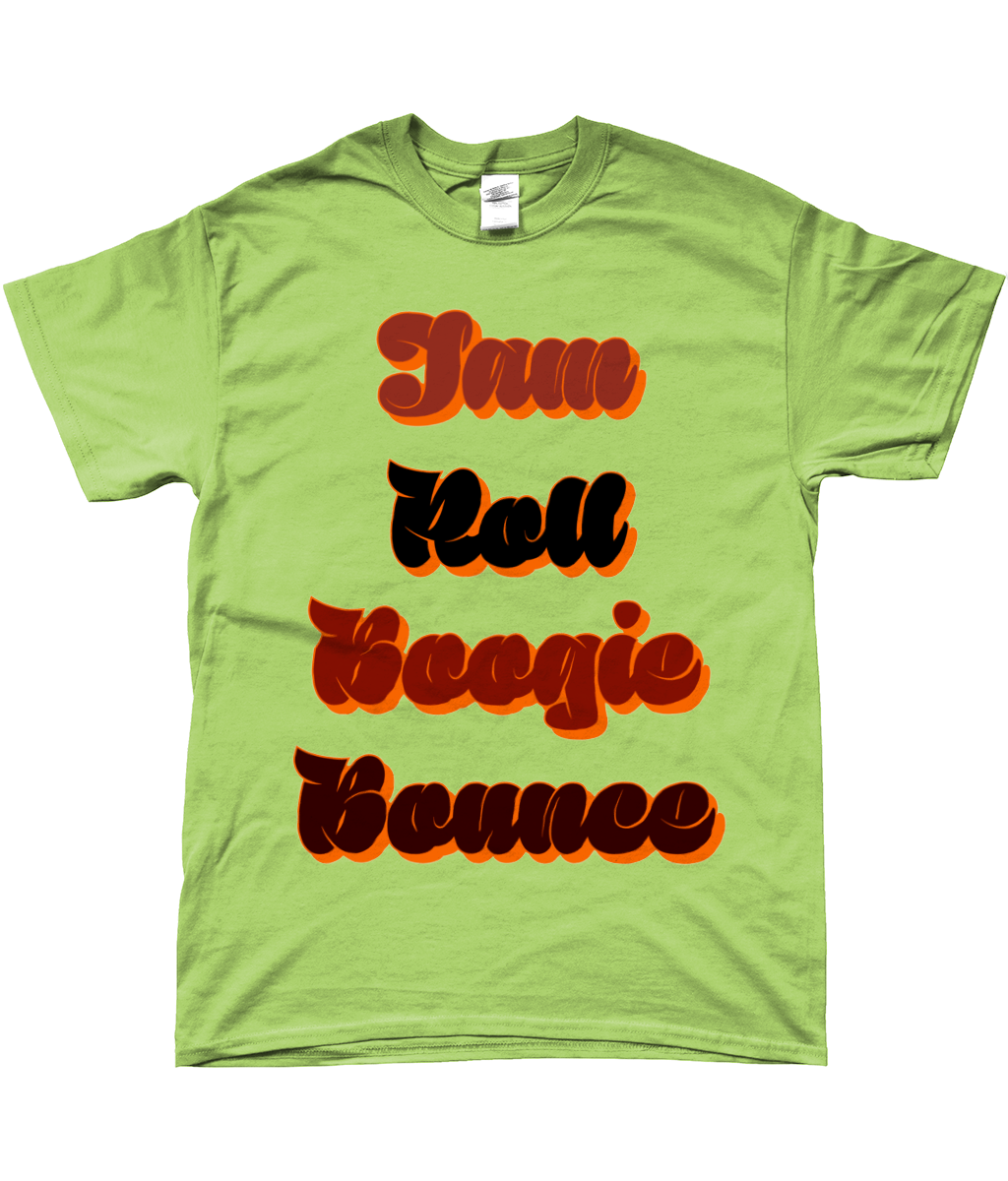 T-Shirt Jamrollboogiebounce-brownorange