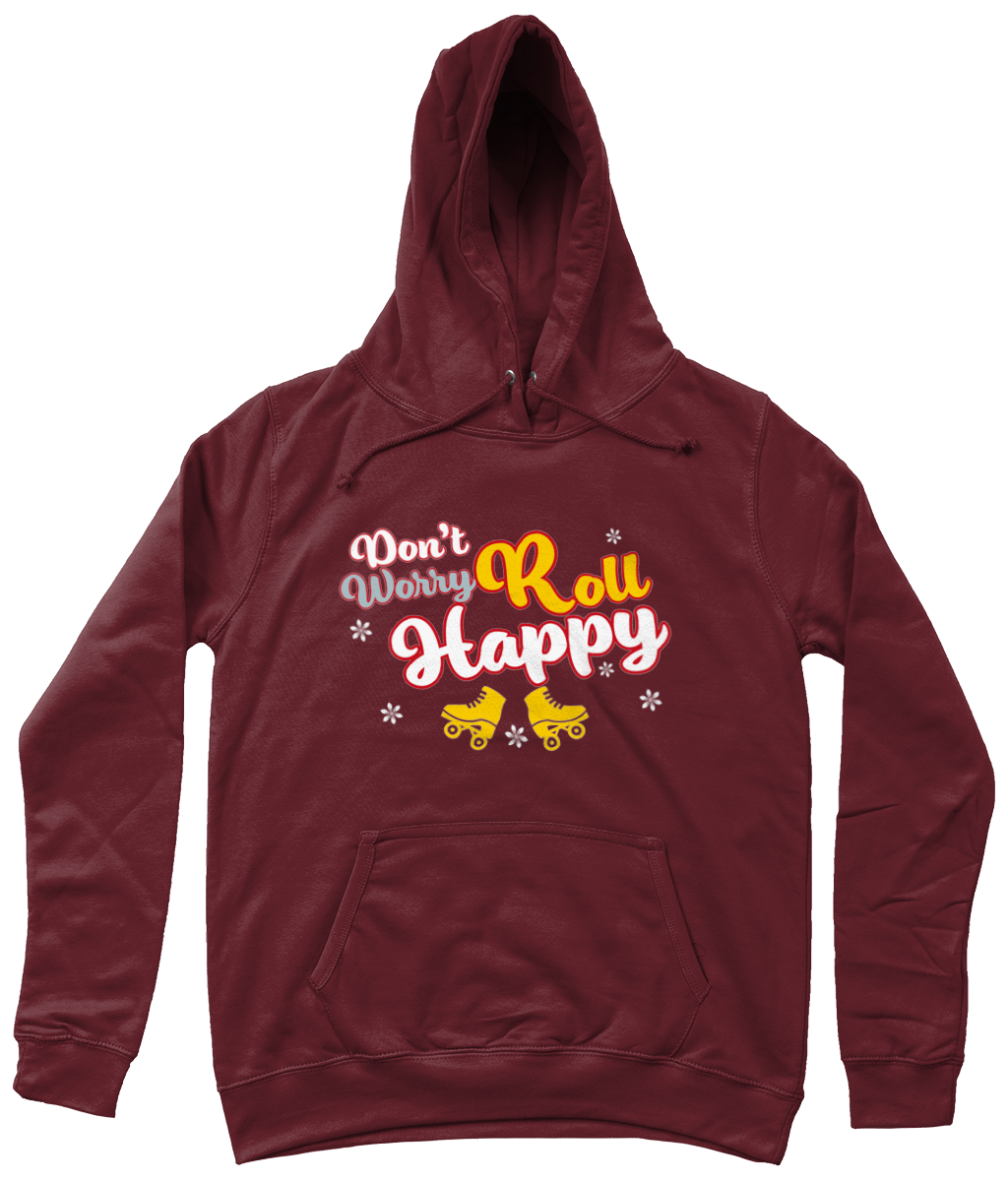 Girlie College Hoodie rollhappy yellow-white