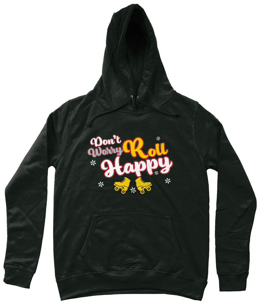 Girlie College Hoodie rollhappy yellow-white
