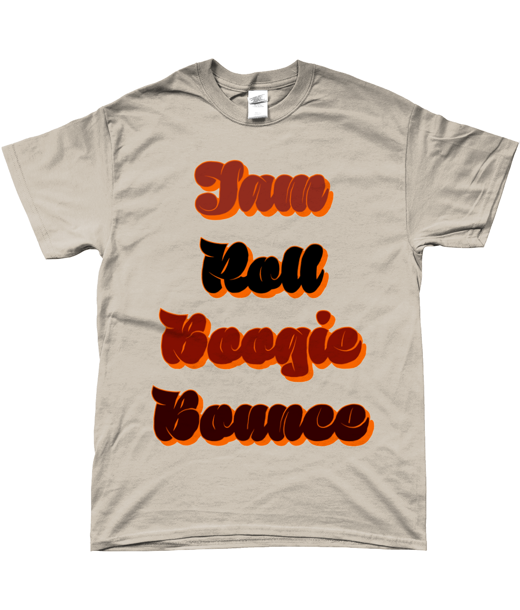 T-Shirt Jamrollboogiebounce-brownorange