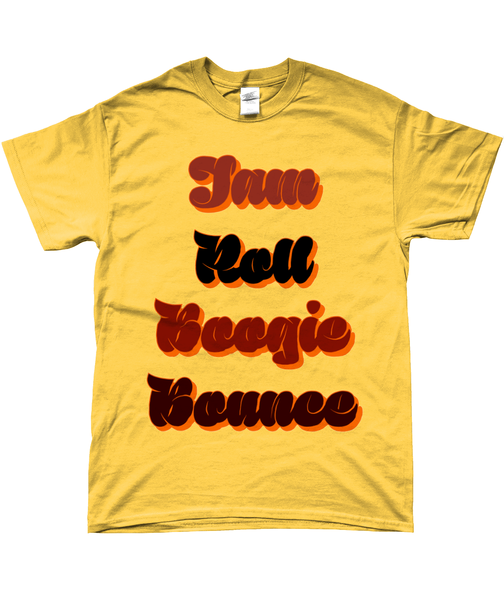 T-Shirt Jamrollboogiebounce-brownorange