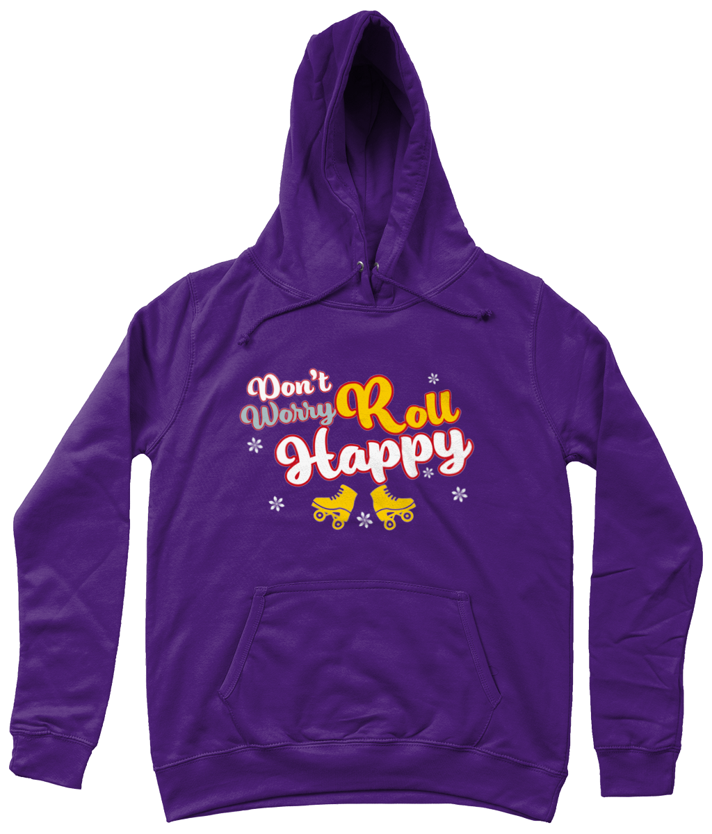 Girlie College Hoodie rollhappy yellow-white