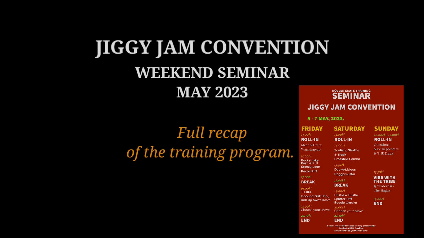Jiggy Jam Convention 2023 Training Summary Video