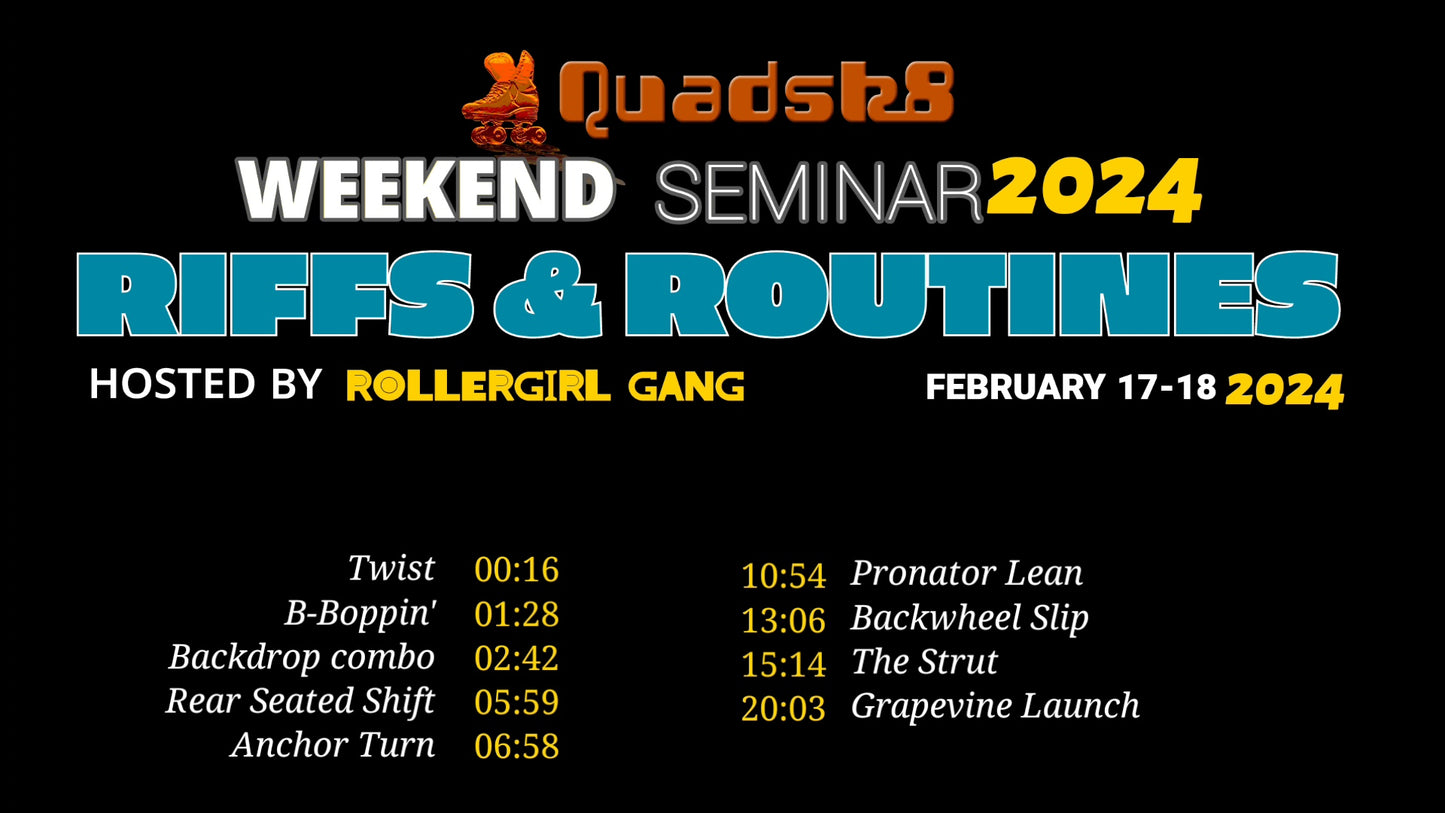 Riffs and Routines Leeds Seminar Summary 2024 Video