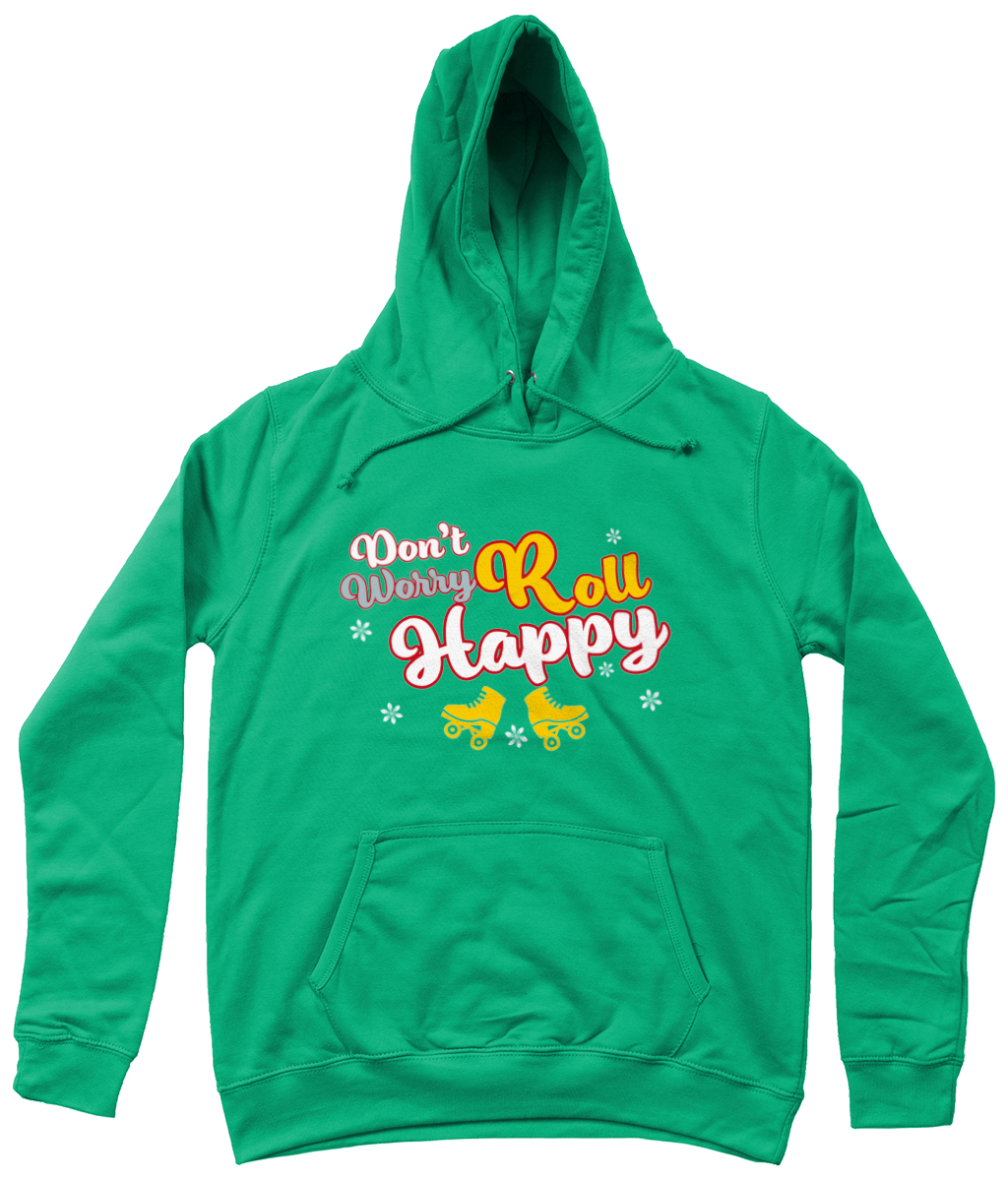 Girlie College Hoodie rollhappy yellow-white