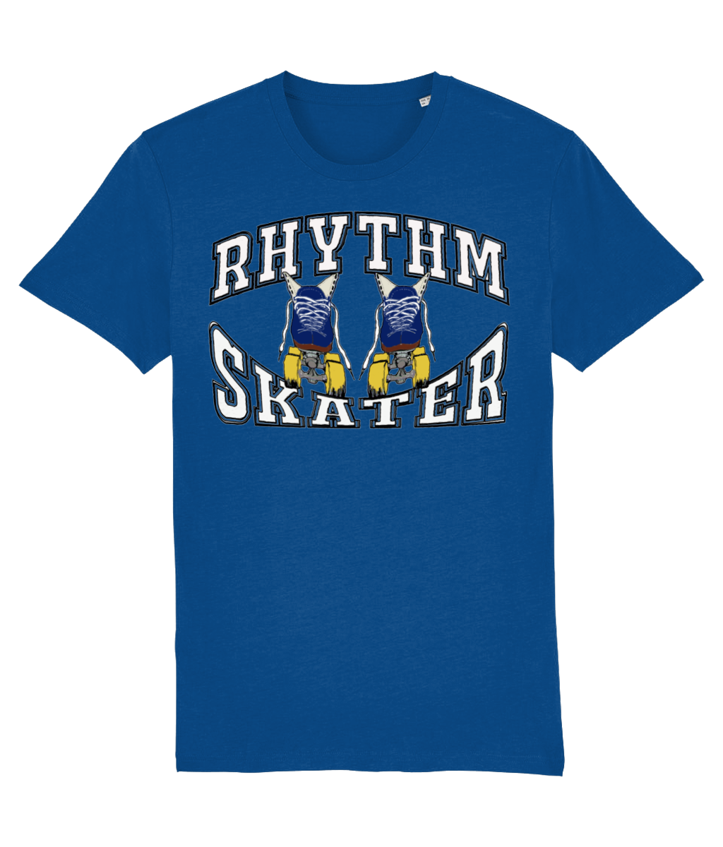 Tshirt rhythm skater-white blue