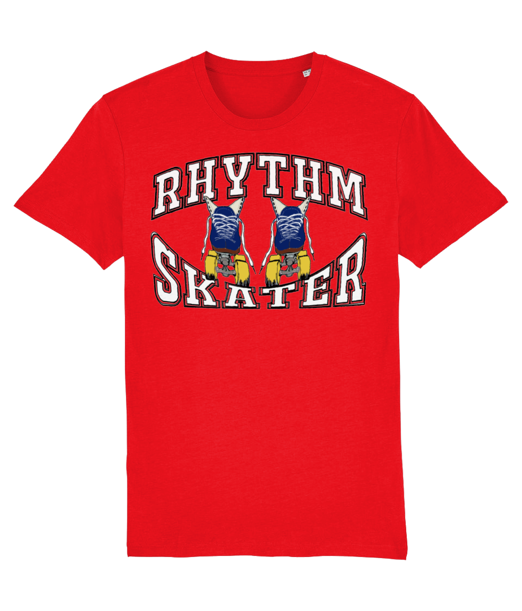 Tshirt rhythm skater-white blue