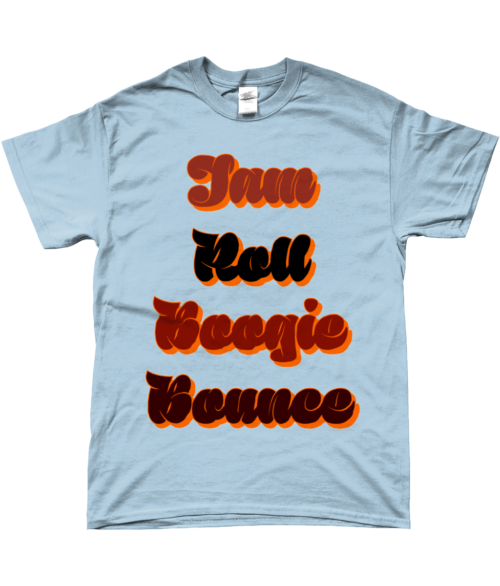 T-Shirt Jamrollboogiebounce-brownorange