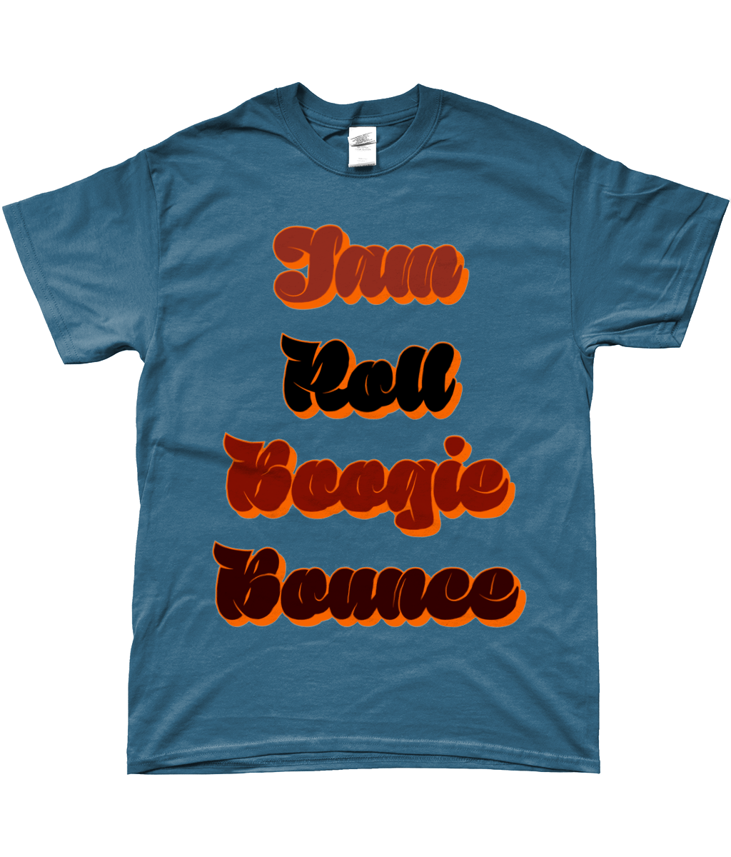 T-Shirt Jamrollboogiebounce-brownorange