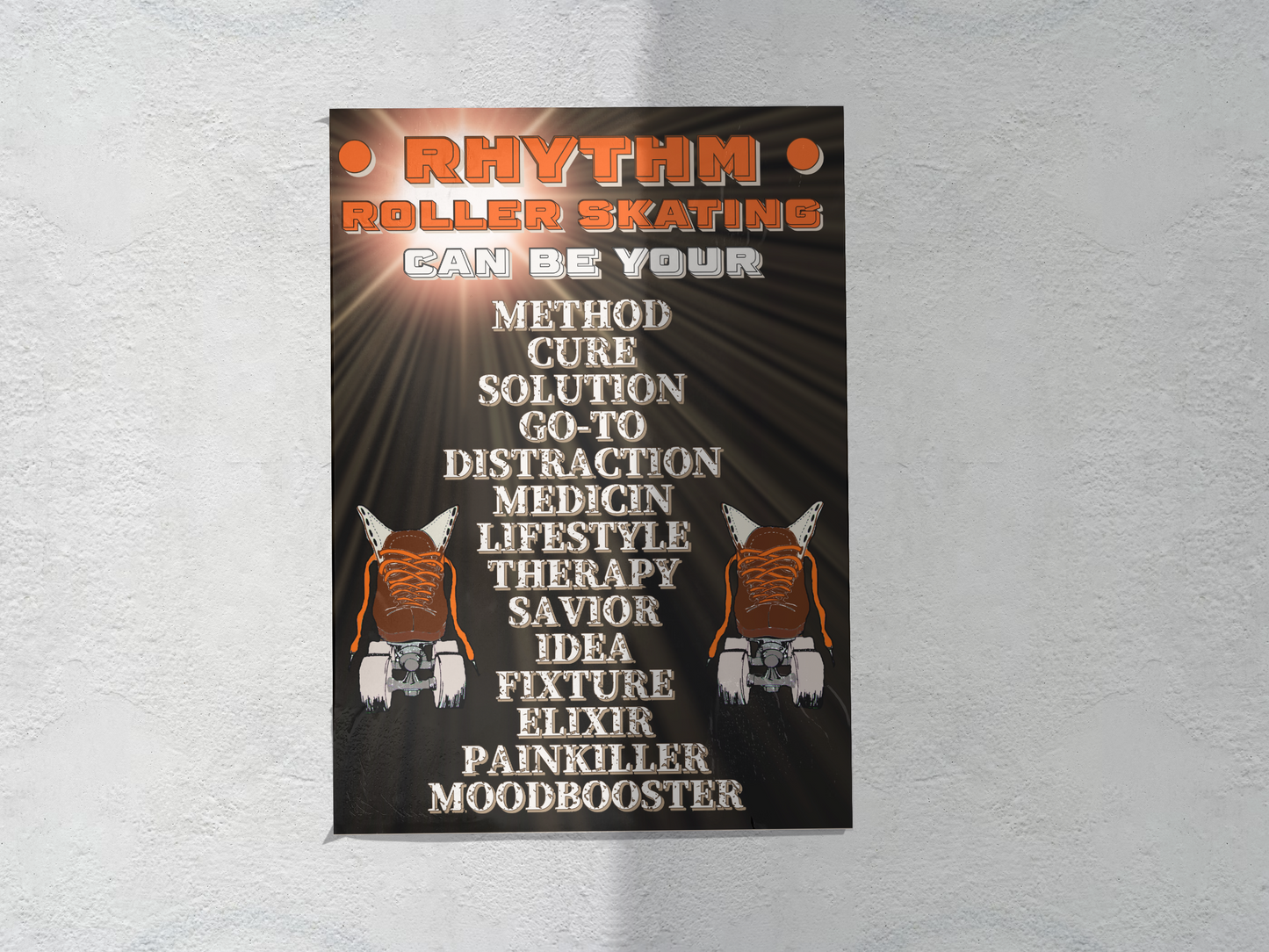 Wall Poster Skate Therapy