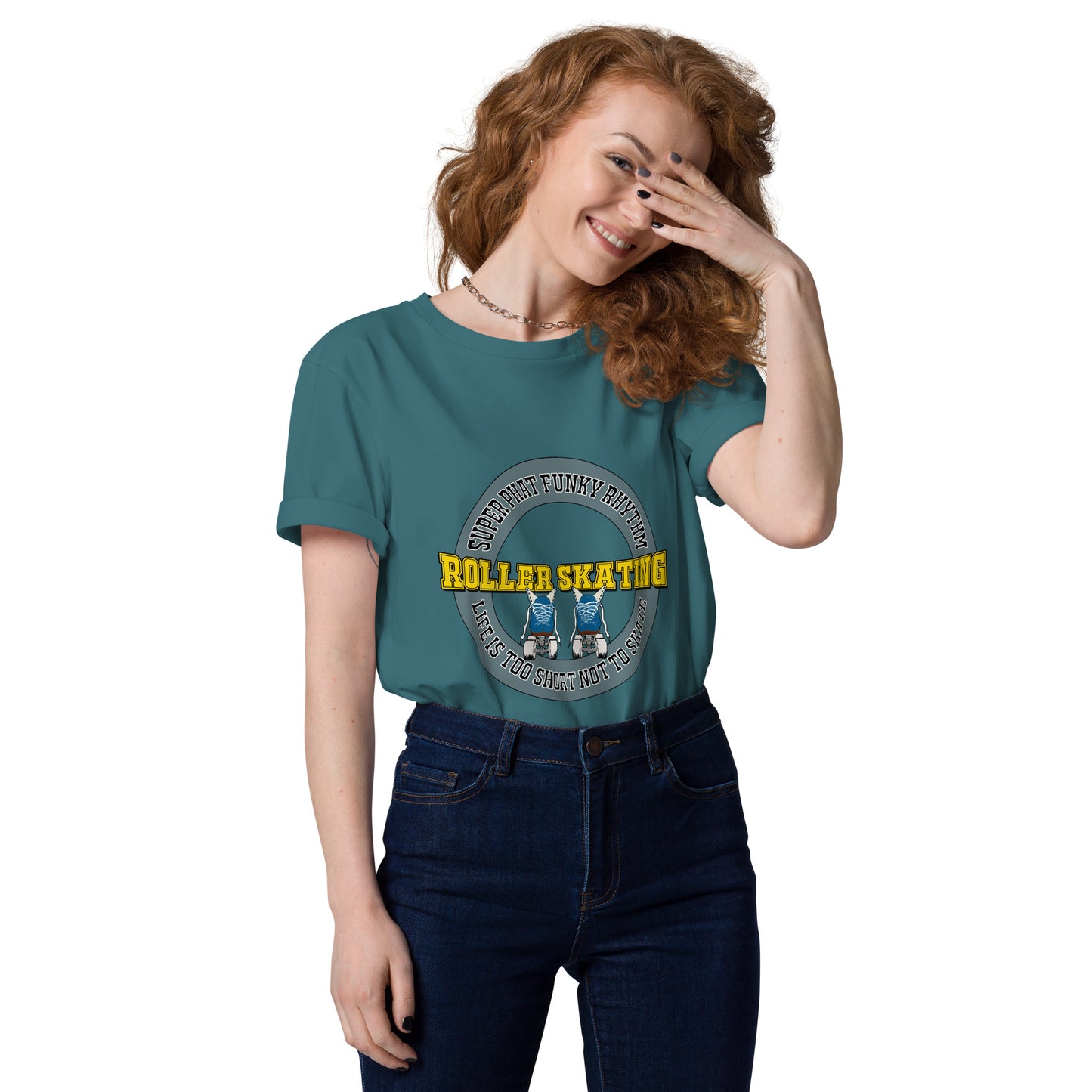 Tshirt Roller Skate Emblem
