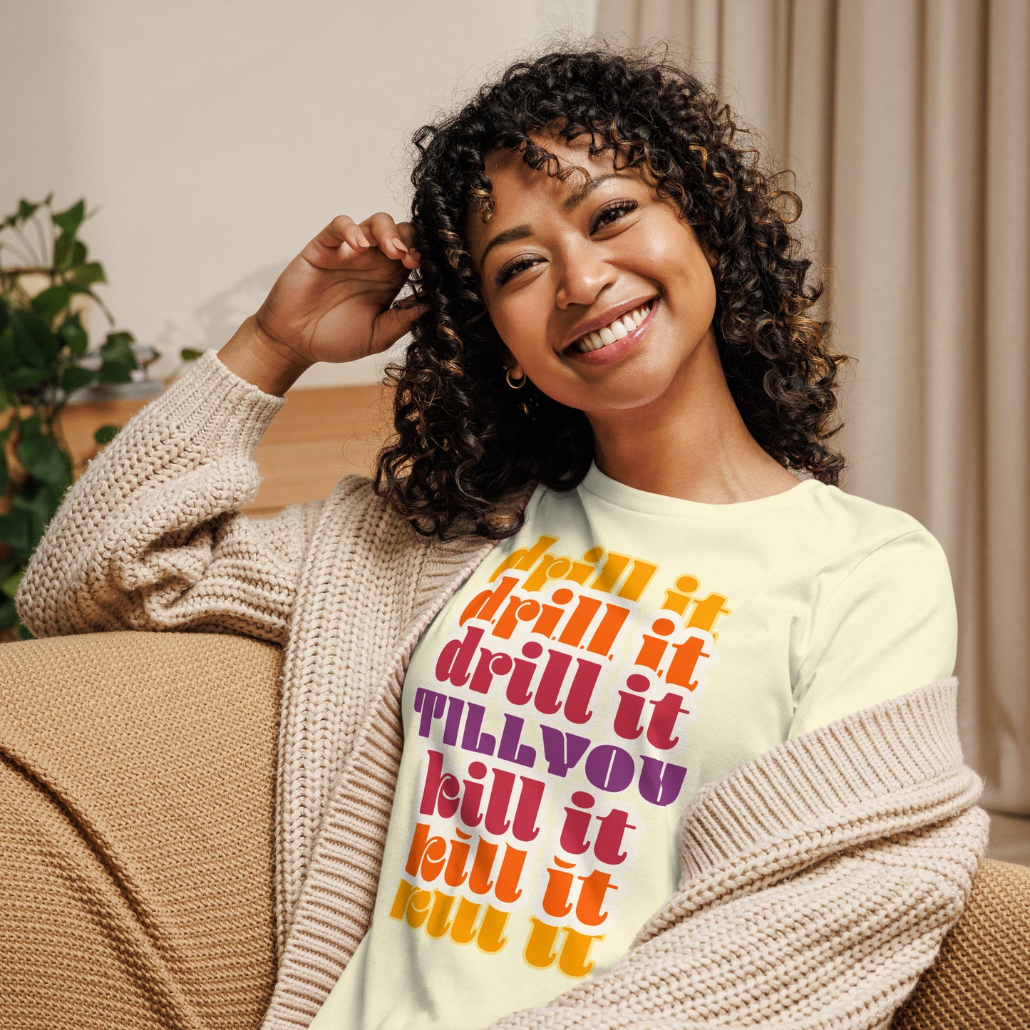 Tshirt Women's Vintage Drill it
