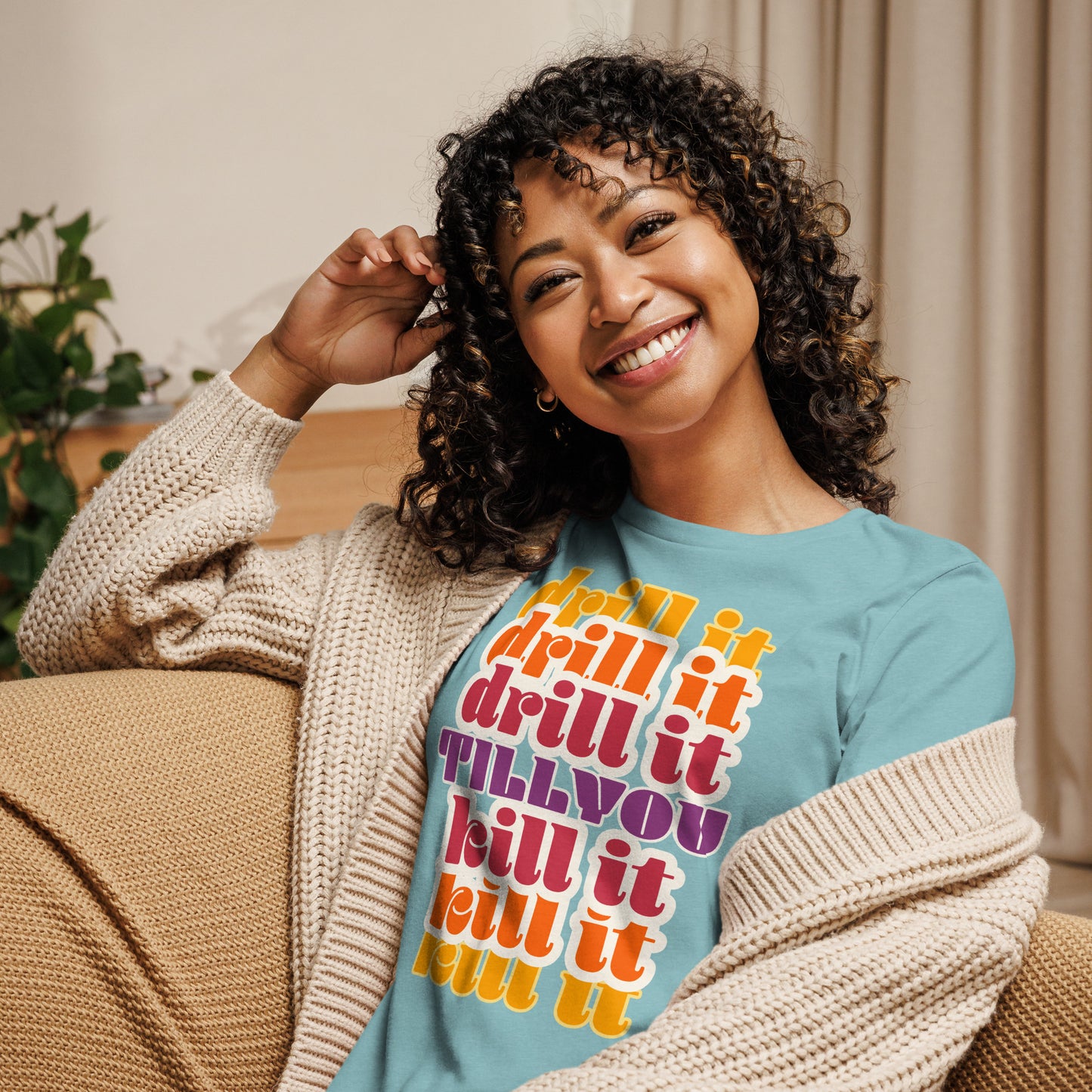 Tshirt Women's Vintage Drill it