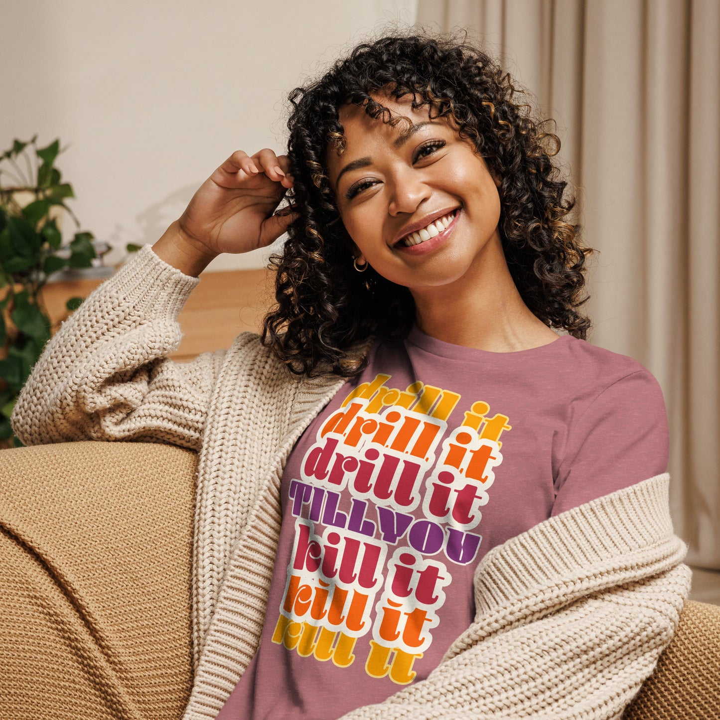 Tshirt Women's Vintage Drill it