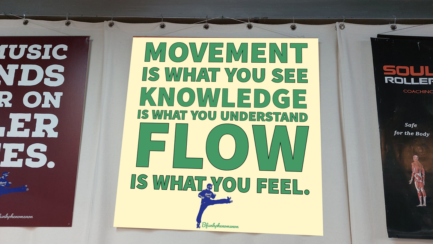 Wall Poster 50x50cm Flow