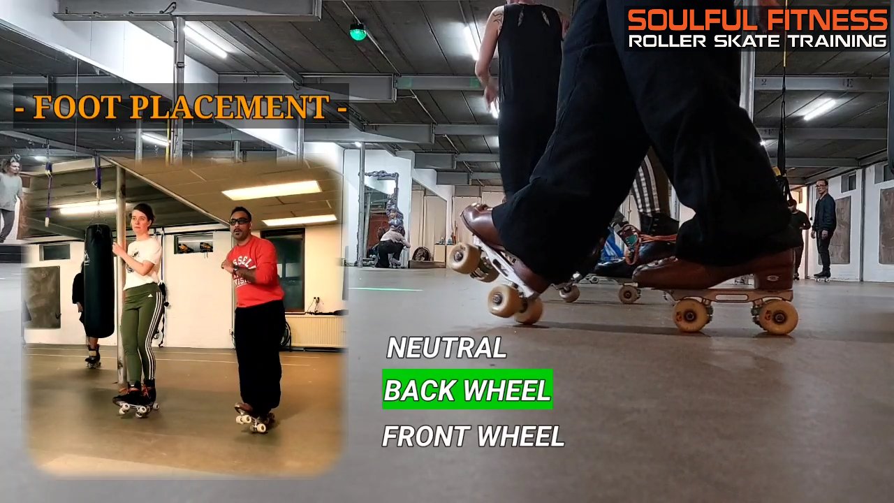 Variatievoorbeeld van voetplaatsing