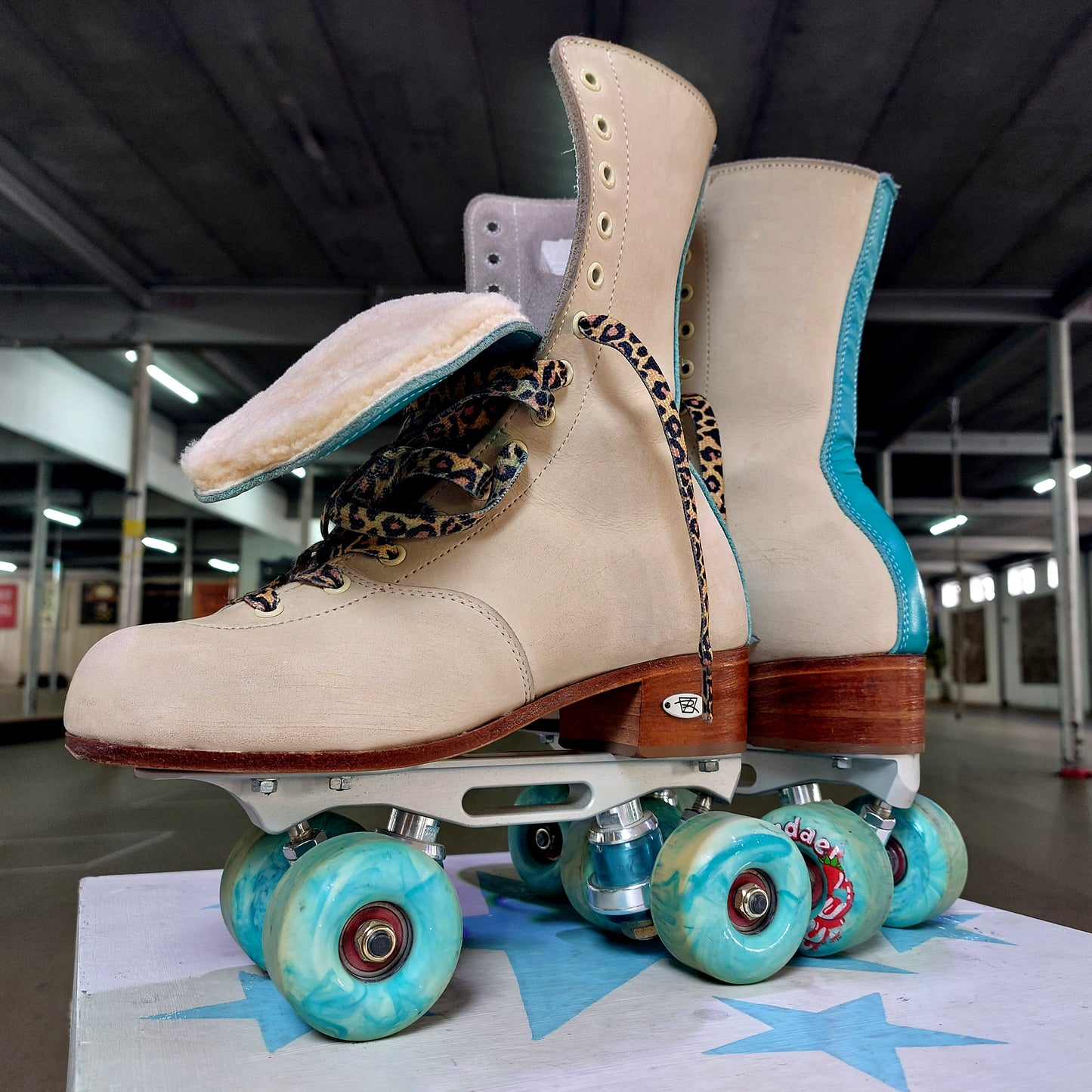 Skate Boot Teal Deal