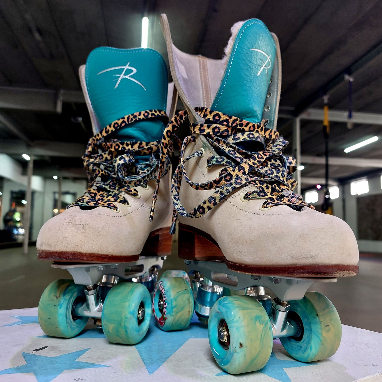 Skate Boot Teal Deal