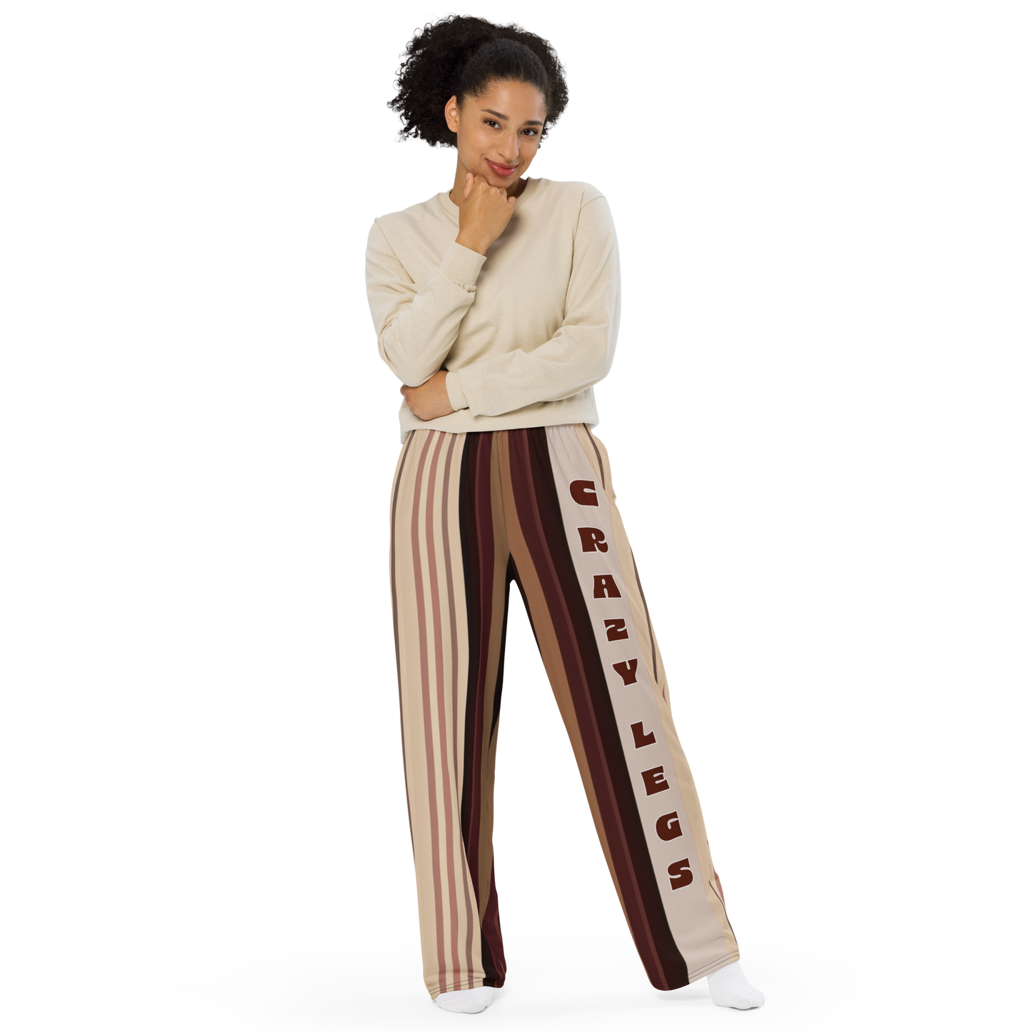 Roller Skate Pants Crazy Legs Brownish